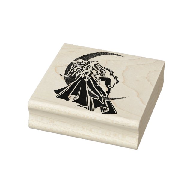 Bleibe Wild Moon Child Gummistempel (Stempel)