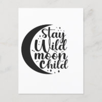 Bleibe Wild Moon Child Spooky Halloween-Geschenk