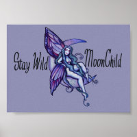 Bleibe Wild MoonChild Moon Kindermädchen Lila