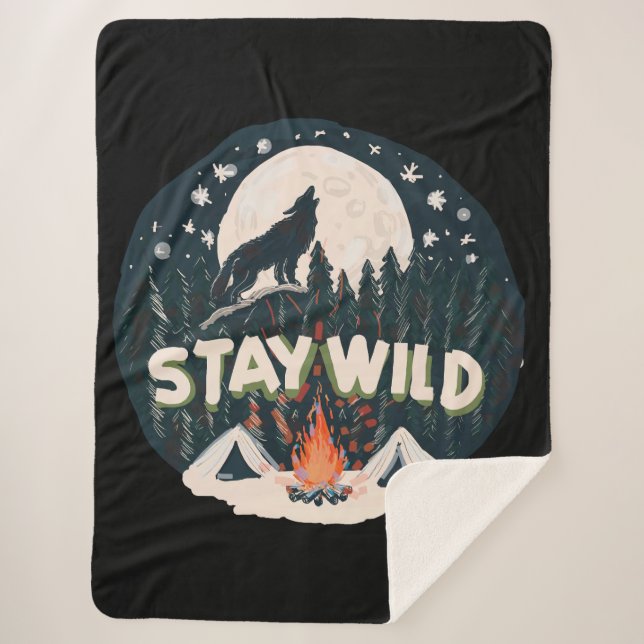 Bleibe Wild Sherpadecke (Vorderseite)