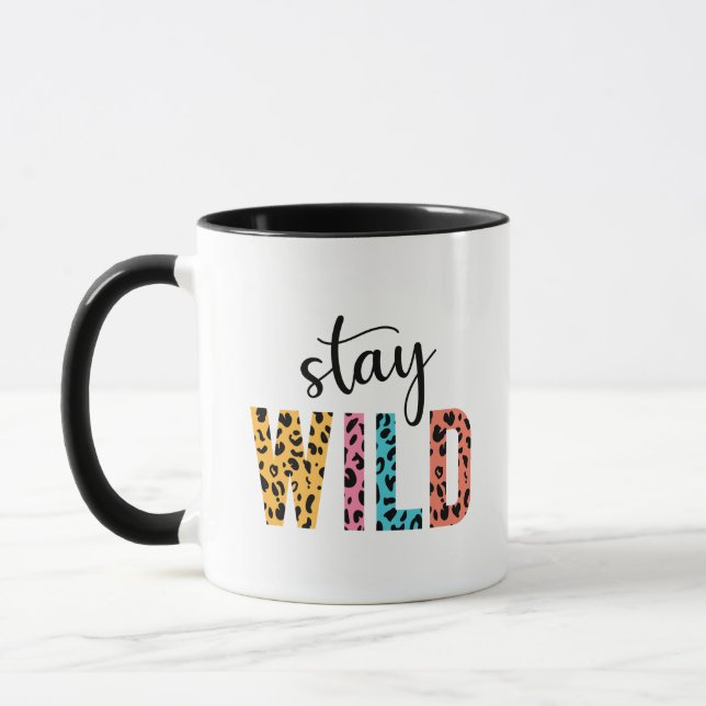 Bleibe Wild Tasse (Links)