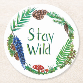 Bleibe Wild Untersetzer Set