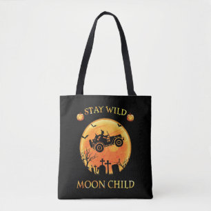 bleibe wilder Mond Kinderpumpen halloween festival Tasche