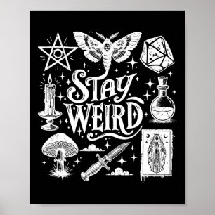 Bleibe Witchy Vibes Witch Spooky Season Happy Poster