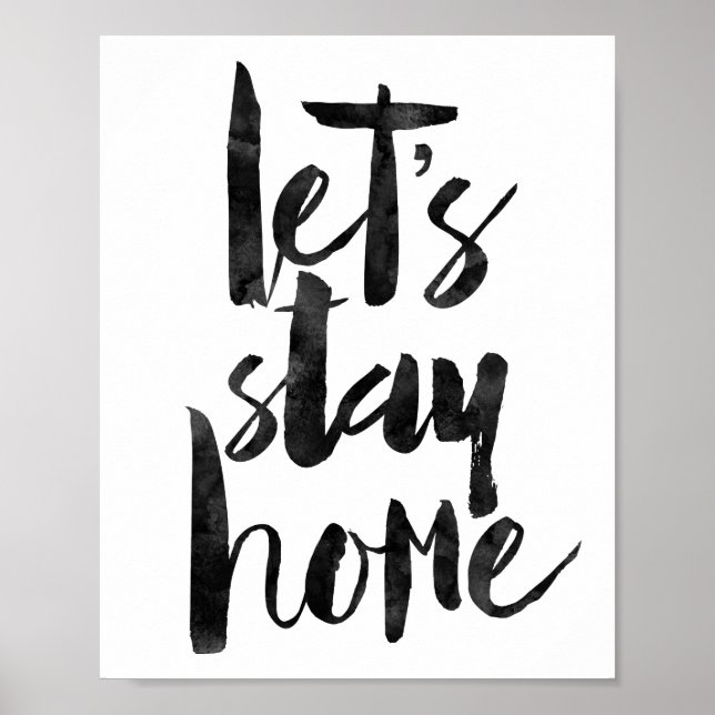 Bleibe Zuhause Poster (Vorne)