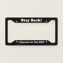Bleibe zurück, dass ich bei der DMV geschummelt ha