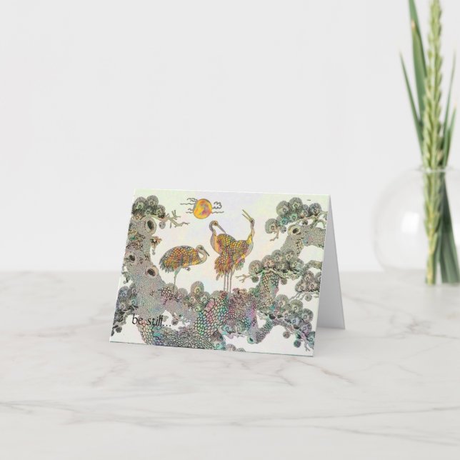 bleiben feiertagskarte (Vorderseite)