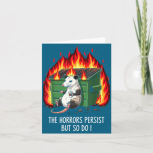 Bleiben Hemd-Horrors So Possum Meme Karte