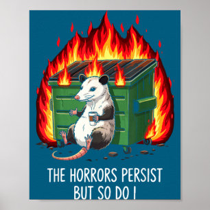 Bleiben Schrecken So Possum Meme Poster