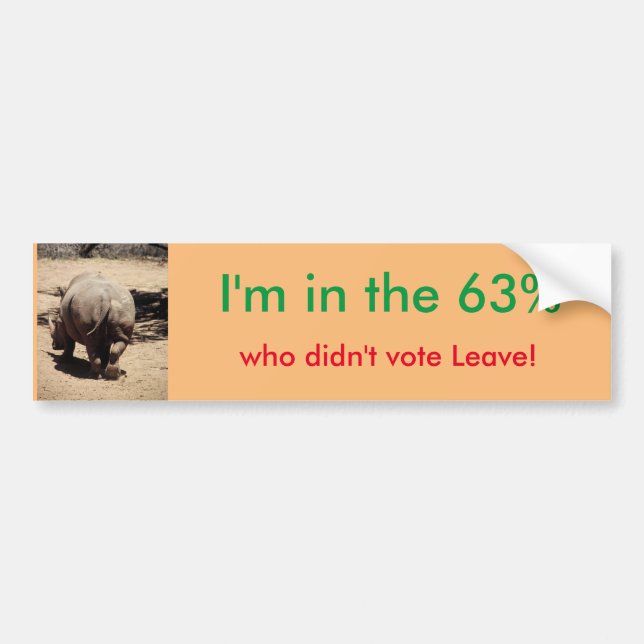 Bleiben Sie in EU-Autoaufkleber Autoaufkleber (Vorne)