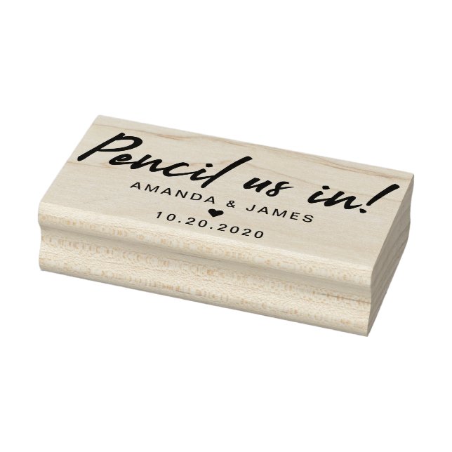Bleiben wir Save the Date bei einer eleganten Hoch Gummistempel (Stempel)