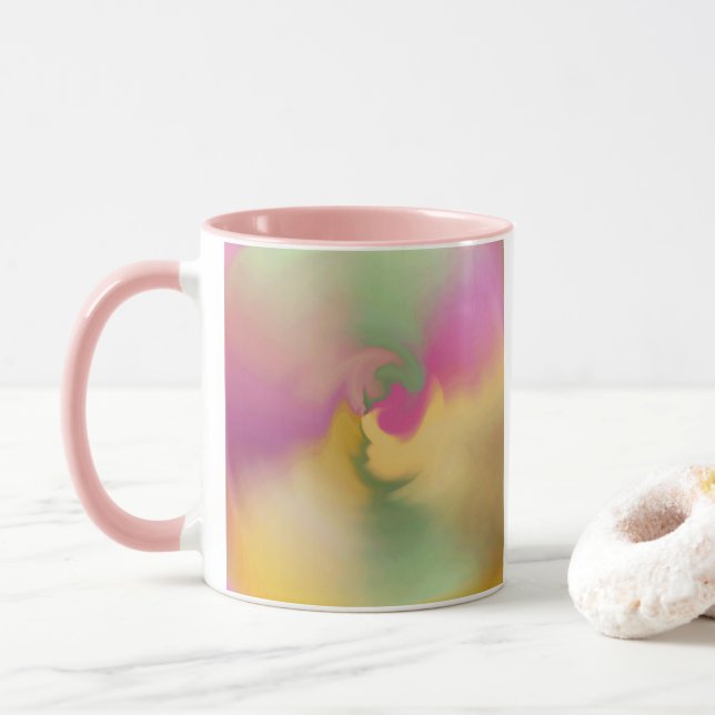bleibende Drehung Tasse (Mit Donut)