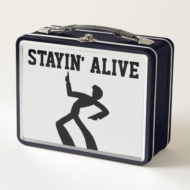 BLEIBENDE RETRO METAL LUNCHBOX (Vorderseite)