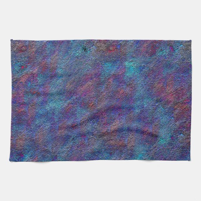 Bleibende Spritzer aus Zyanid und Rot Geschirrtuch (Horizontal)