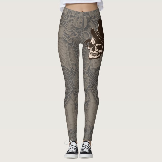 "Bleibt der Tag" Leggings (Vorderseite)