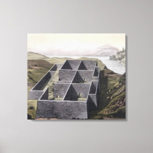 Bleibt eines Inka-Palastes in Callo, Peru, von 'Le Leinwanddruck