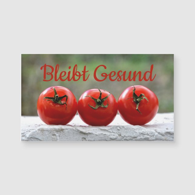 Bleibt Gesund - Magnetkarte (Vorderseite)