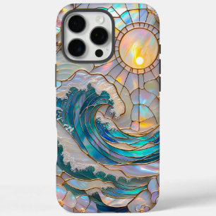Bleibt Glass Wave Sun Rising iPhone Case