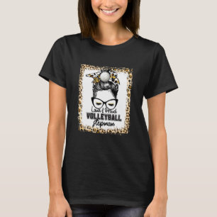 Bleichen Loud & Proud Volleyball StepMom Life Game T-Shirt