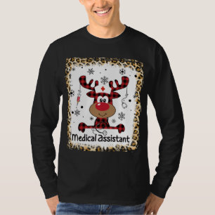 Bleichen Sie medizinischer Assistant Life Rentier  T-Shirt