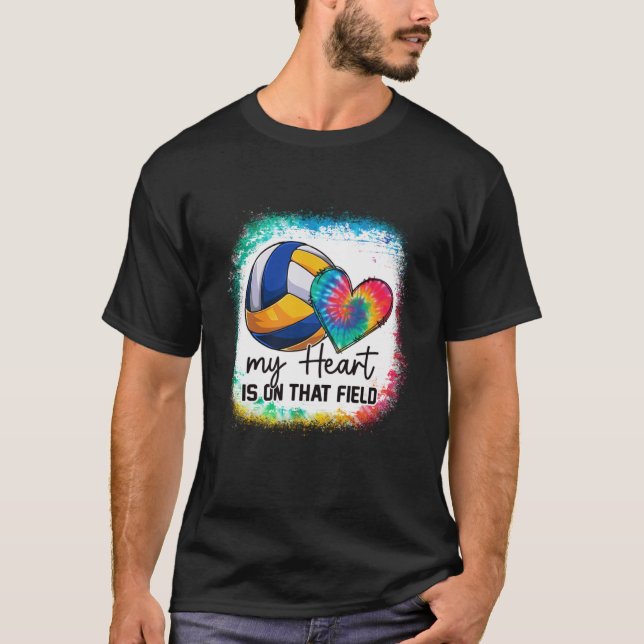 Bleichen Sie mir das Herz ist auf diesem Feld Voll T-Shirt (Vorderseite)