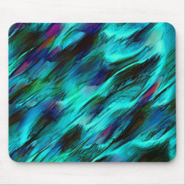 Bleichend von blau bis cyan und rote Flecken Mousepad
