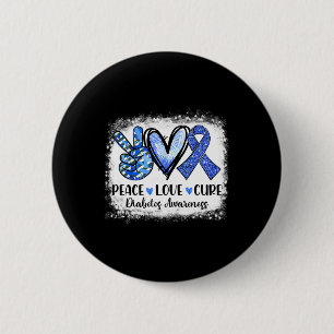 Bleichende Liebe Heilung Graublauer Diabetes Button