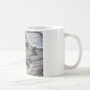 Bleichfische auf Dock und Seil Kaffeetasse