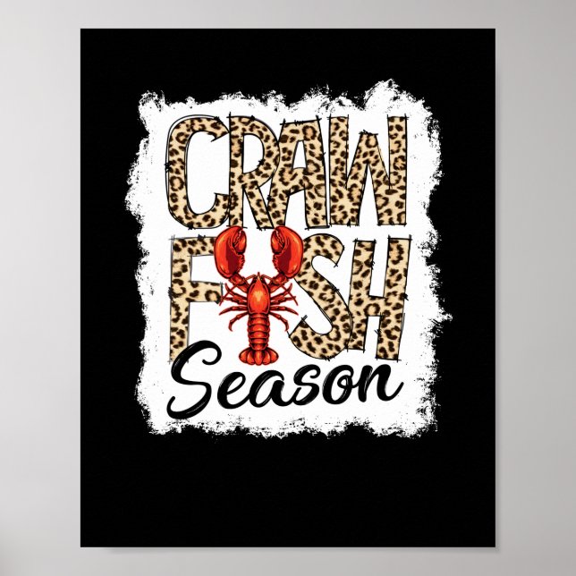 Bleichkraut Season Leopard Crawfish Boil Poster (Vorne)
