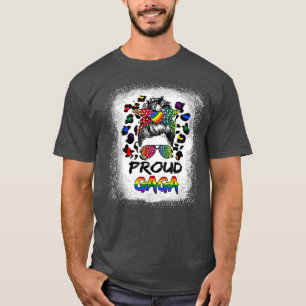 Bleichleopard Stolz Gaga LGBTQ Stolz Monat Matte T-Shirt