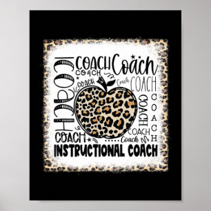 Bleichte Leopard-Gebrauchsanweisung Typografie Te Poster