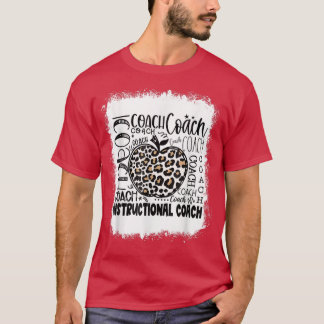 Bleichte Leopard-Gebrauchsanweisung Typografie Te T-Shirt