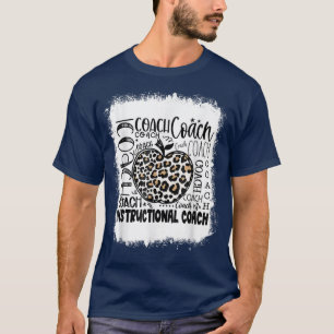 Bleichte Leopard-Gebrauchsanweisung Typografie Te T-Shirt