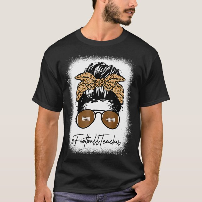 Bleifreies Leben der Fußballlehrer mit Leopard-Mes T-Shirt (Vorderseite)