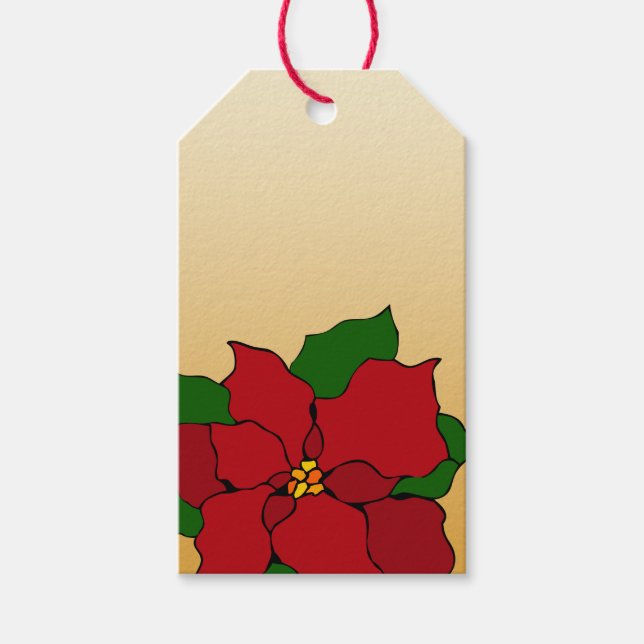 Bleiglas-Weihnachtsstern Geschenkanhänger (Vorderseite)