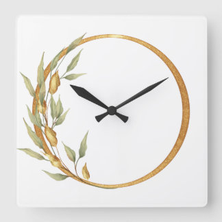 Bleiring-Uhr Quadratische Wanduhr