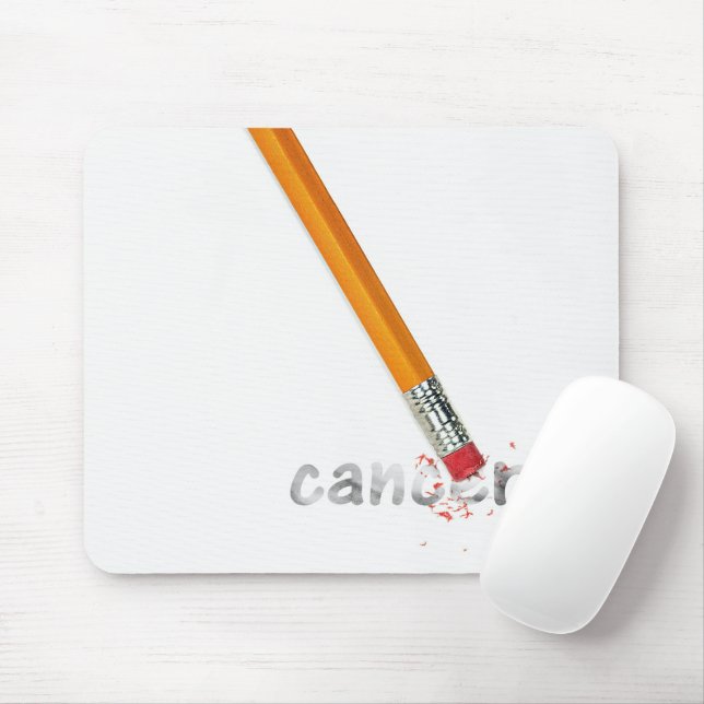 Bleistift-Radiergummi mit Krebstext Mousepad (Mit Mouse)