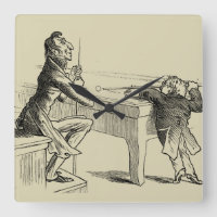 Bleistift-Skizze von zwei Männern, die Pool