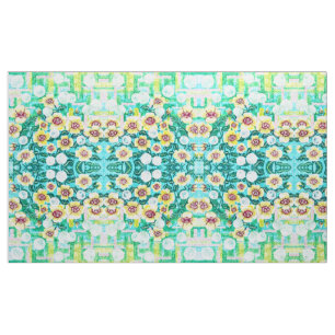 Bleistiftskizze Blumenstoff Stoff