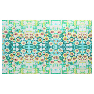 Bleistiftskizze Blumenstoff Stoff