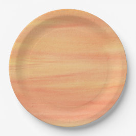 Blended Blended Blending Gelb-Orange-Teller Pappteller