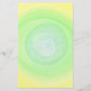 Blended Blue Green Yellow Background Stationierung Briefpapier