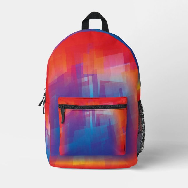 Blended Blue Red Bedruckter Rucksack (Vorderseite)