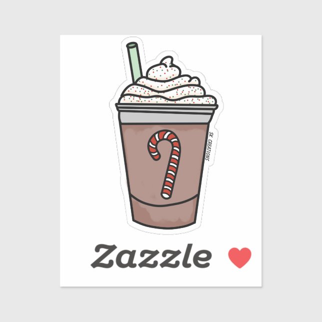 Blended Peppermint Mocha Aufkleber (Blatt)