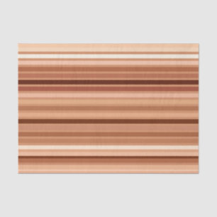 Blended Stripes, Brown, Tan und Creme Seidenpapier