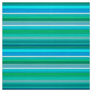 Blended Stripes, Ocean Blue und Türkis Stoff