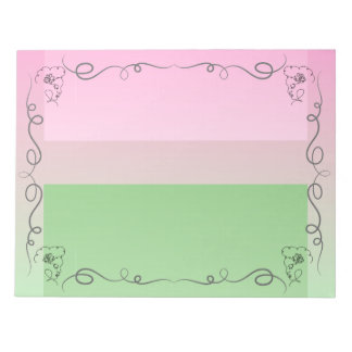 Blenden Beauty Roselle Grosses Notepad Notizblock