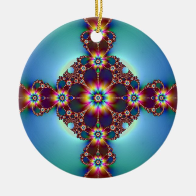 Blenden Sie Keramikornament (Vorne)