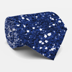Blendend Marineblaue Glitter Ombre Krawatte für Mä
