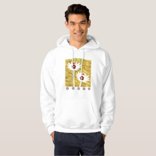 Blendende Blumenoptik Hoodie